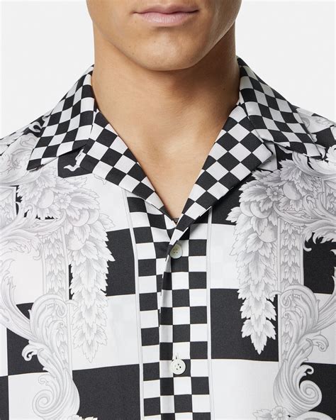 versace medusa clothes|Versace Medusa contrasto shirts.